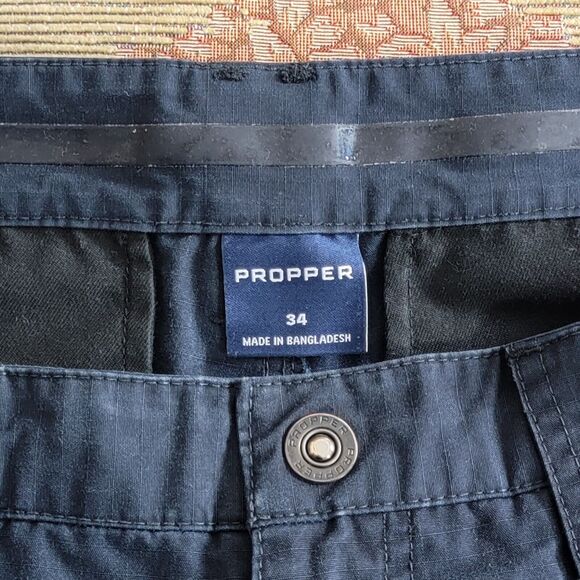 Propper Lightweight Ripstop Station Pants Mens 34x30 Blue Tactical Work F5275 - Picture 10 of 12